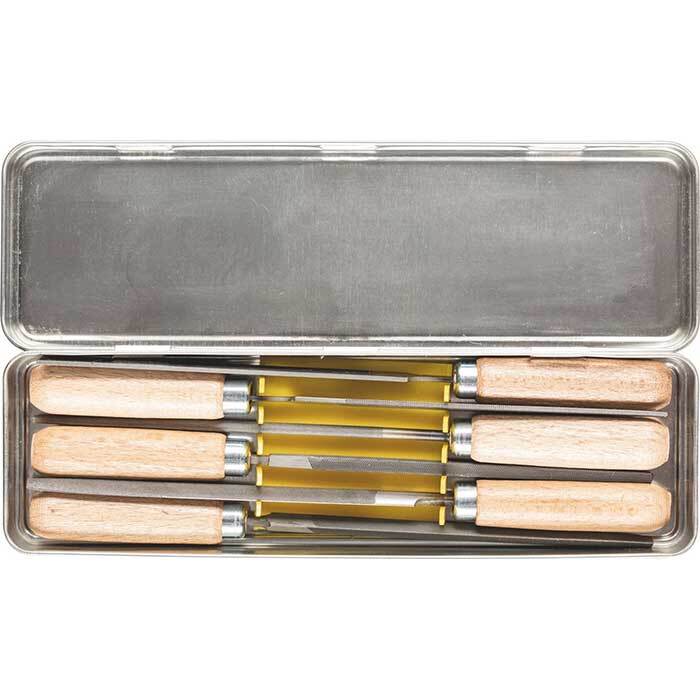 Pferd 11700265 Key File Set 100 mm C2, 6 pieces - AIMS Industrial Supplies