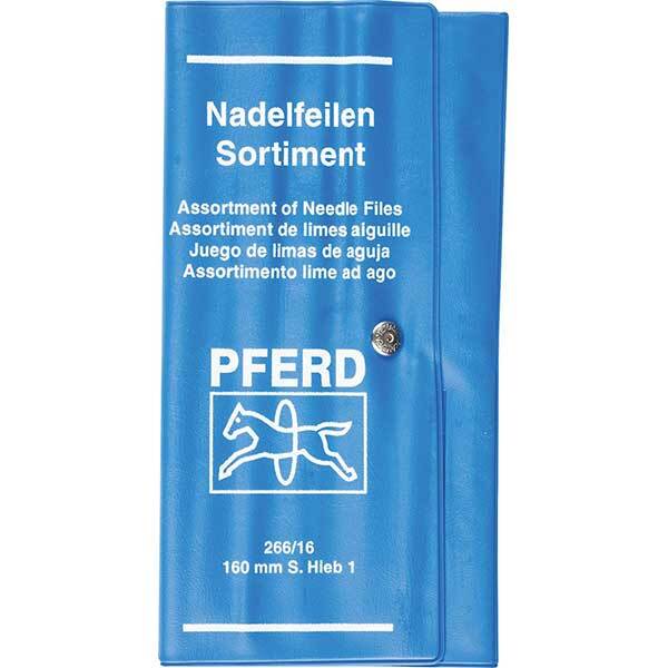 Pferd 12704082 160mm (6 1/4") Needle File Set C1, 12 Pieces - AIMS Industrial Supplies