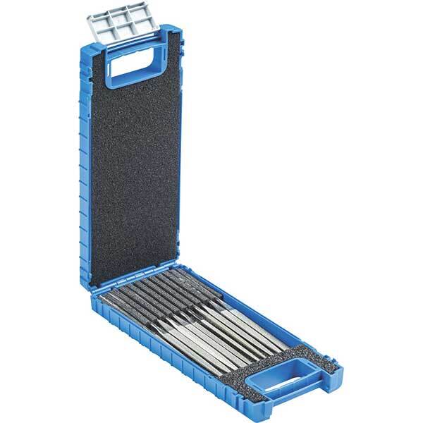 Pferd 15842112 Diamond Needle File Kit DF 4211 126 Grit, 11 Pieces - AIMS Industrial Supplies