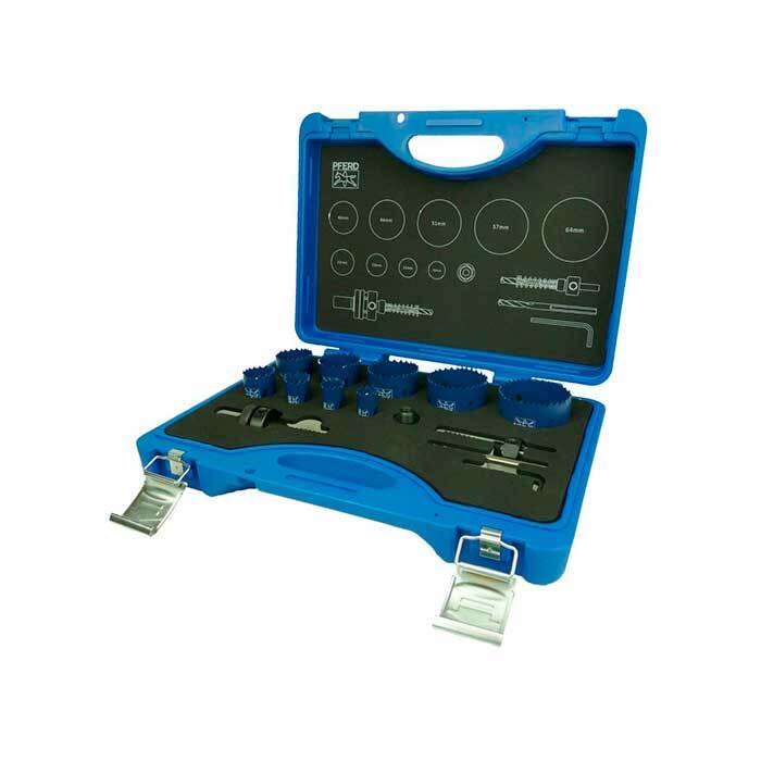Pferd 25900910 Bi-Metal Electricians Holesaw Set, 13 pieces - AIMS Industrial Supplies