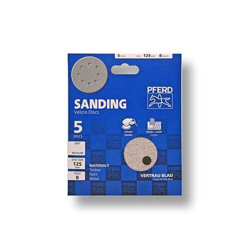 Pferd 5 - Pack Hook and Loop Sanding Disc 8 - Hole - AIMS Industrial Supplies