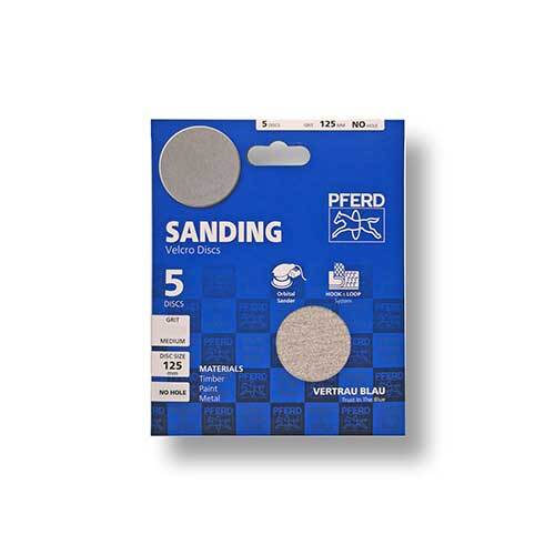Pferd 5 - Pack Hook and Loop Sanding Disc No Hole - AIMS Industrial Supplies