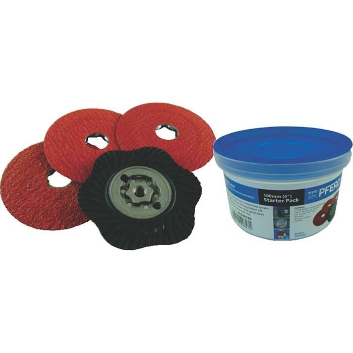 Pferd 75520199 Combiclick 100mm (4") Starter Pack With Reusable Container - 4/Pack - AIMS Industrial Supplies
