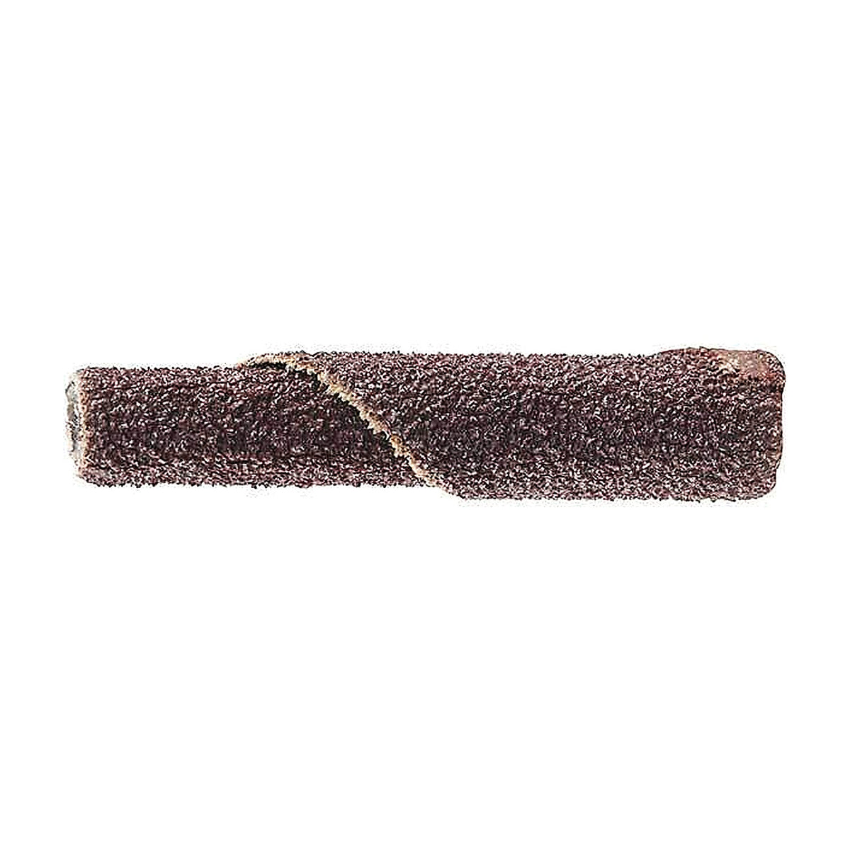 Pferd POLIROLL PR cartridge roll, aluminium oxide, slim brown roll with a spiral seam, medium grain, side view
