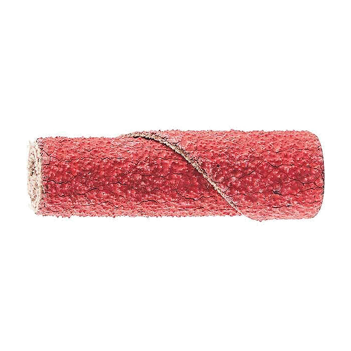 Pferd POLIROLL PR CO-COOL cartridge roll, thick red ceramic roll with an even fine grain, side view