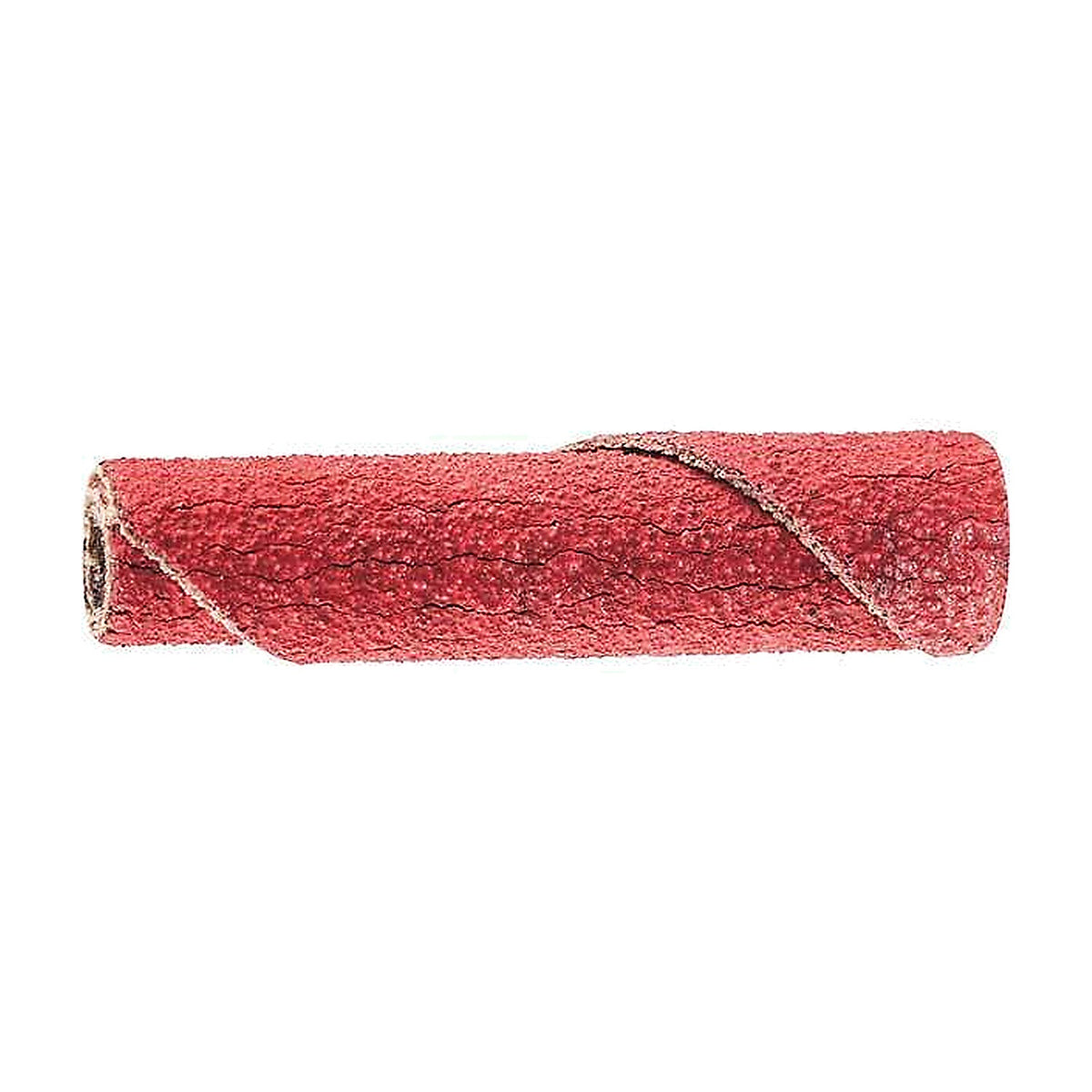 Pferd POLIROLL PR CO-COOL cartridge roll, medium red ceramic roll with an even fine grain and a spiral seam, side view