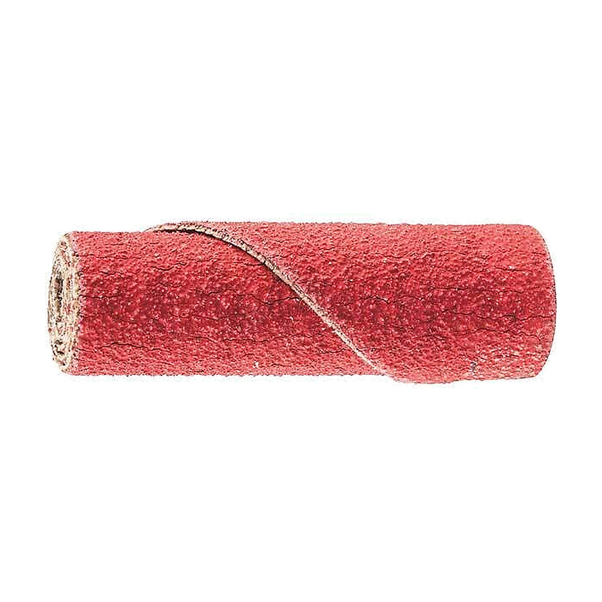 Pferd POLIROLL PR CO-COOL cartridge roll, large red ceramic roll with a smooth fine grain and a spiral seam, side view
