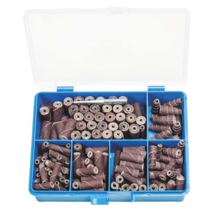 Pferd Abrasive Cartridge Rolls with Arbor 49500151 - 150pc Set - AIMS Industrial Supplies