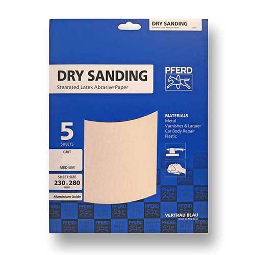 Pferd Abrasive Sheet - Dry Al Oxide 230 x 280mm 600 Grit 45017886
