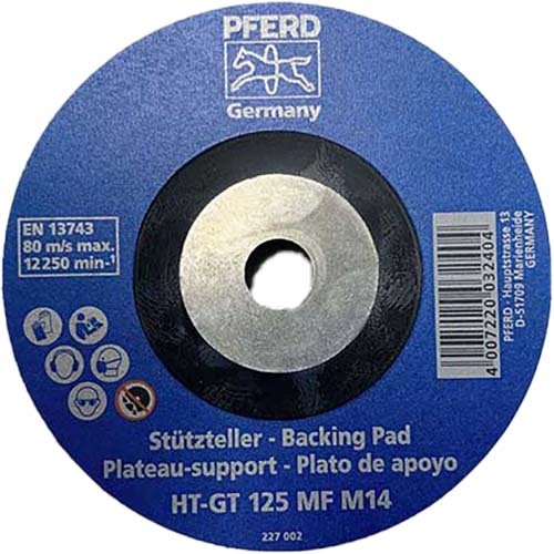 Pferd Backing Pad High Temperature 125mm M14 44890210