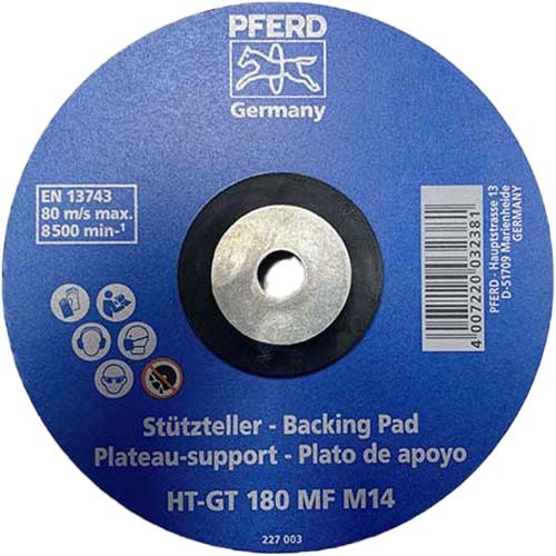 Pferd Backing Pad High Temperature 180mm M14 44890220