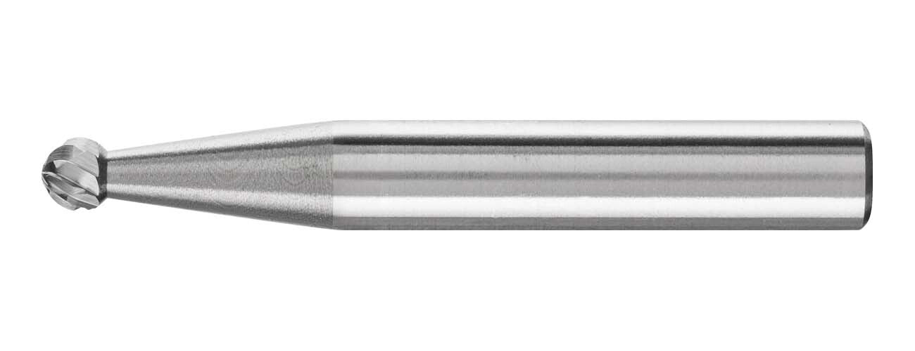Pferd Ball Shape Burr KUD 4.8 x 3.17 (3/16 x 1/8") C3 Plus, 1/4" Shank