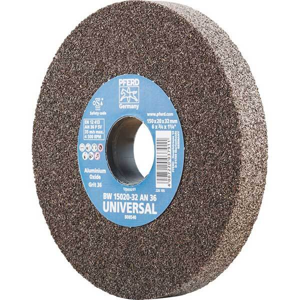 Pferd Bench Grinding Wheel Aluminium Oxide Universal BW 150 x 20mm 60 Grit