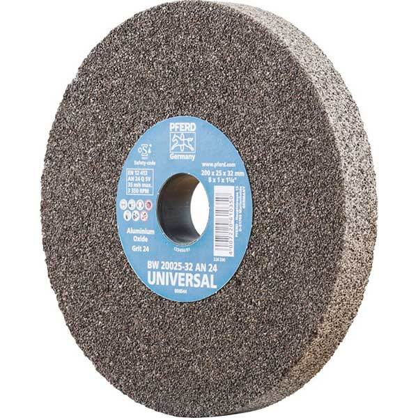 Pferd Bench Grinding Wheel Aluminium Oxide Universal BW 200 x 25mm 24 Grit