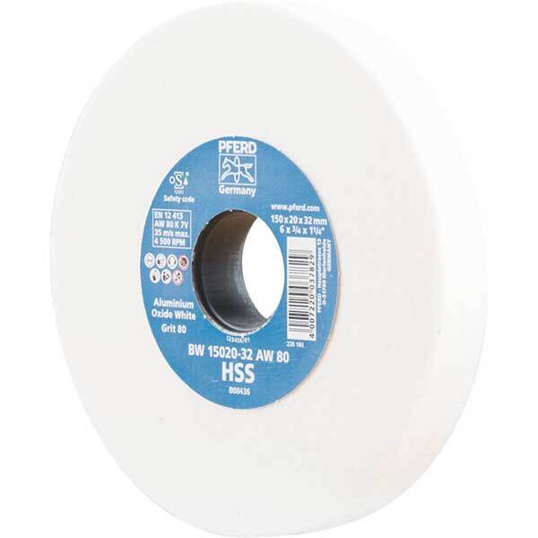 Pferd Bench Grinding Wheel Aluminium Oxide White HSS - AIMS Industrial Supplies