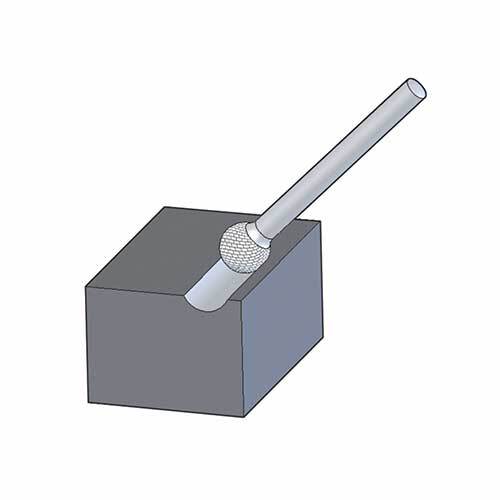 Pferd Burr Miniature Shank Ball Shape KUD C3 Plus - AIMS Industrial Supplies