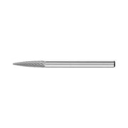 Pferd SPG pointed tree burr Cut 5 3 mm shank, very slender pointed head on a thin shank, side view