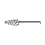 Pferd Burr Tree Radius 1/4" Shank 12.7 x 25.4 x 6.35mm (1/2 x 1") Steel - AIMS Industrial Supplies