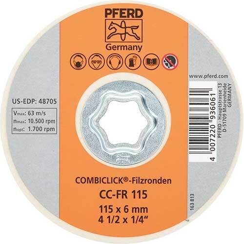 Pferd Combiclick Disc Felt Final Polishing - AIMS Industrial Supplies