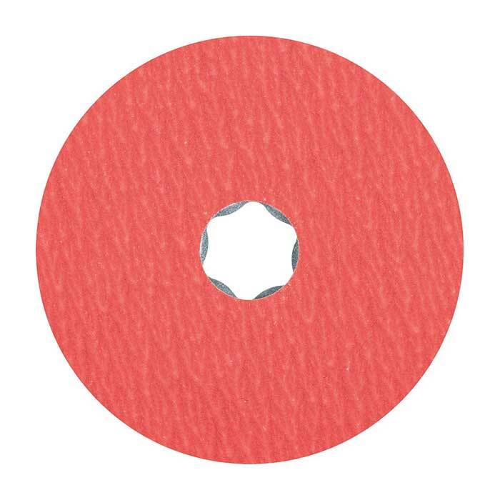 Pferd Combiclick Resin Fibre Disc Ceramic 100mm (4") 120 Grit - Pack of 25 - AIMS Industrial Supplies