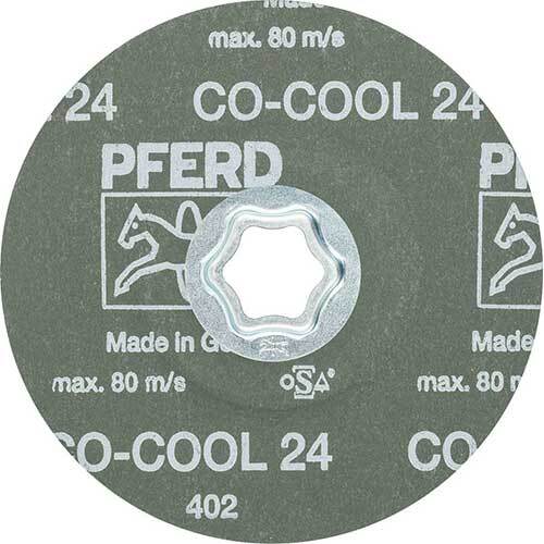 Pferd Combiclick Resin Fibre Disc Ceramic CC-FS 125mm 64192102 - Pack of 25 - AIMS Industrial Supplies