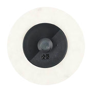 Pferd Combidisc CDR FR felt disc, white round felt face on a black plastic backing with centre spigot, back view
