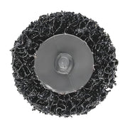 Pferd Combidisc CDR PCLR Policlean disc, black open-web non-woven disc with a grey round quick-change hub at the centre