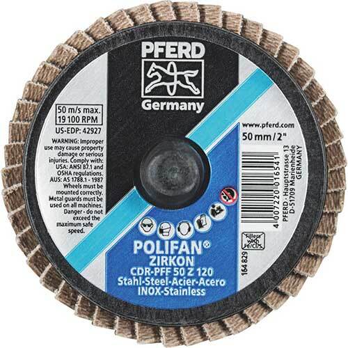 Pferd Combidisc Polifan Grinding Wheel 50mm 120 Grit 47202534 - Pack of 10