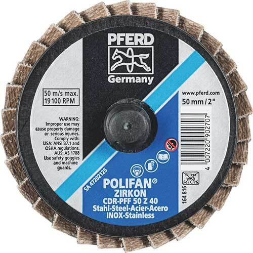 Pferd Combidisc Polifan Grinding Wheel 50mm 40 Grit 47202125 - Pack of 10