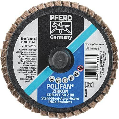 Pferd Combidisc Polifan Grinding Wheel 50mm 80 Grit 47202533 - Pack of 10