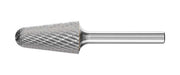 Pferd Cone Radius End Burr KEL 15.9 x 33.3mm (5/8 x 1 5/16") C3 Plus - AIMS Industrial Supplies