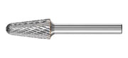 Pferd Cone Radius End TC Burr KEL 1225/6 Tough 12 x 25mm, 6mm Shank - AIMS Industrial Supplies