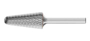 Pferd Cone Radius End TC Burr KEL 16 x 35mm (3/8 x 1 3/8") MX NCC - AIMS Industrial Supplies