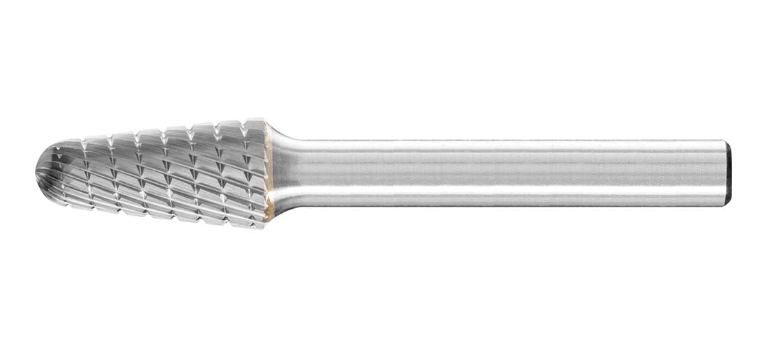 Pferd Cone Radius End TC Burr KEL MX NCC - AIMS Industrial Supplies