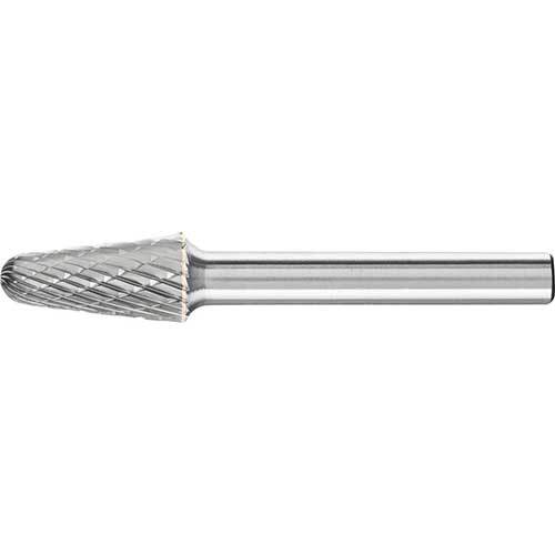 Pferd Cone Radius Extended Burr Shank KEL C3 Plus 9.5 x 28.6 x 6.35mm 21726222 - AIMS Industrial Supplies