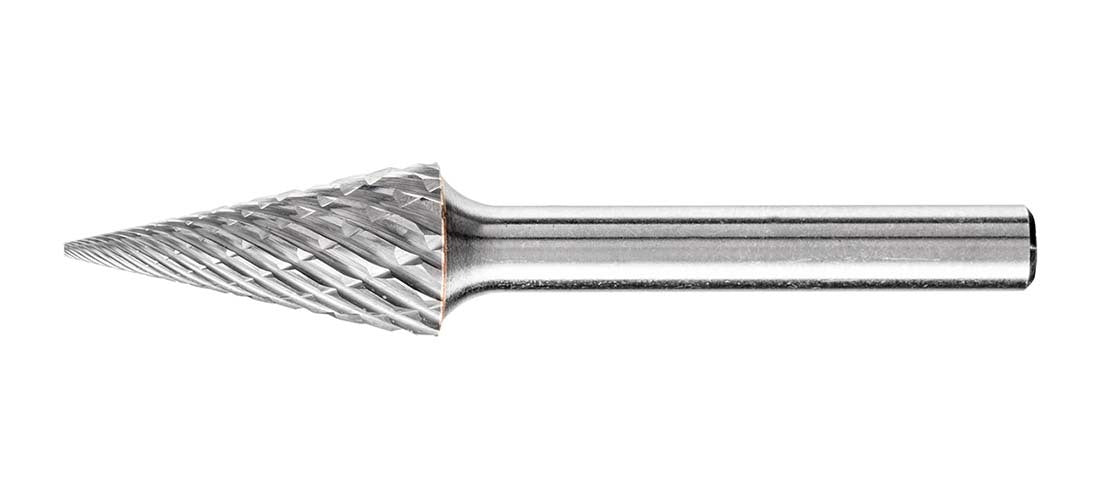 Pferd Conical Pointed TC Burr SKM 1225/6 Allround 12 x 25mm, 6mm Shank