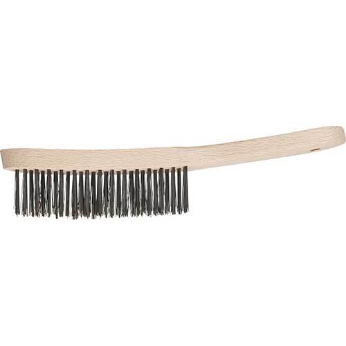 Pferd Converged Hand Scratch Brush Steel Wire Wooden 290mm 43676001 - Pack of 10 - AIMS Industrial Supplies