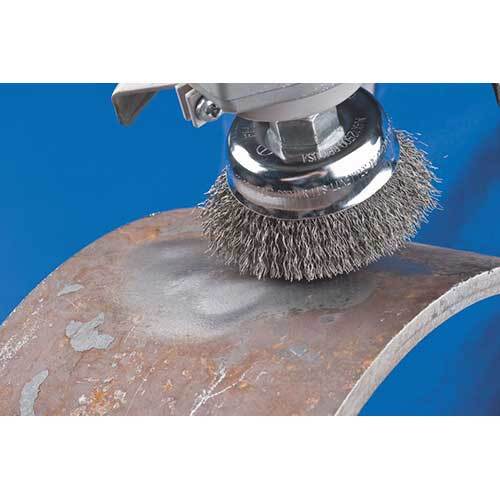 Pferd Cup Brush Crimped Steel Wire - AIMS Industrial Supplies