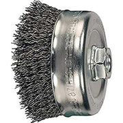 Pferd Cup Brush Crimped Steel Wire 65mm M14 47701011 - AIMS Industrial Supplies