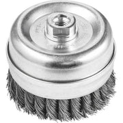 Pferd Cup Brush Twist Knot Steel Combitwist 125mm M14 Thread 79168124 - AIMS Industrial Supplies