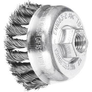 Pferd Cup Brush Twist Knot Steel TBG 65mm M10 x 1.50mm Thread 47701479 - AIMS Industrial Supplies