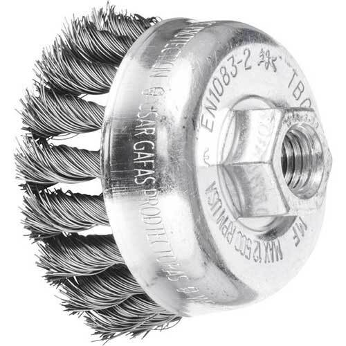 Pferd Cup Brush Twist Knot Steel TBG 65mm/M14 43305002 - AIMS Industrial Supplies