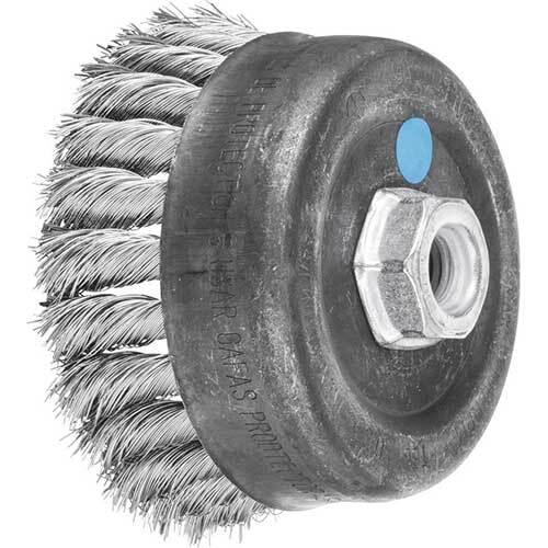Pferd Cup Brush Twist Knot TBG 100mm/M14 43308033 - AIMS Industrial Supplies