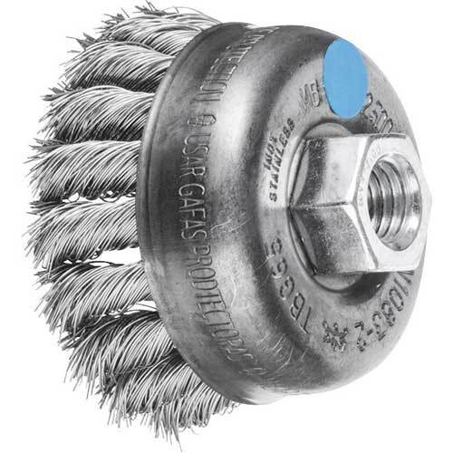 Pferd Cup Brush Twist Knot TBG Inox 65mm/M14 433050031