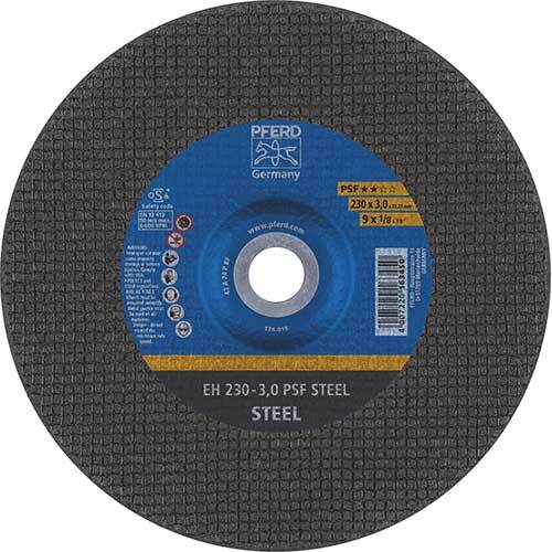 Pferd Cut-Off Wheel GP Raised Hub PSF Steel 230 x 3.0mm 61724222 - Pack of 25