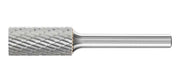 Pferd Cylindrical Burr ZYA 15.9 x 25.4mm (5/8 x 1") C3 Plus, 1/4" Shank - AIMS Industrial Supplies