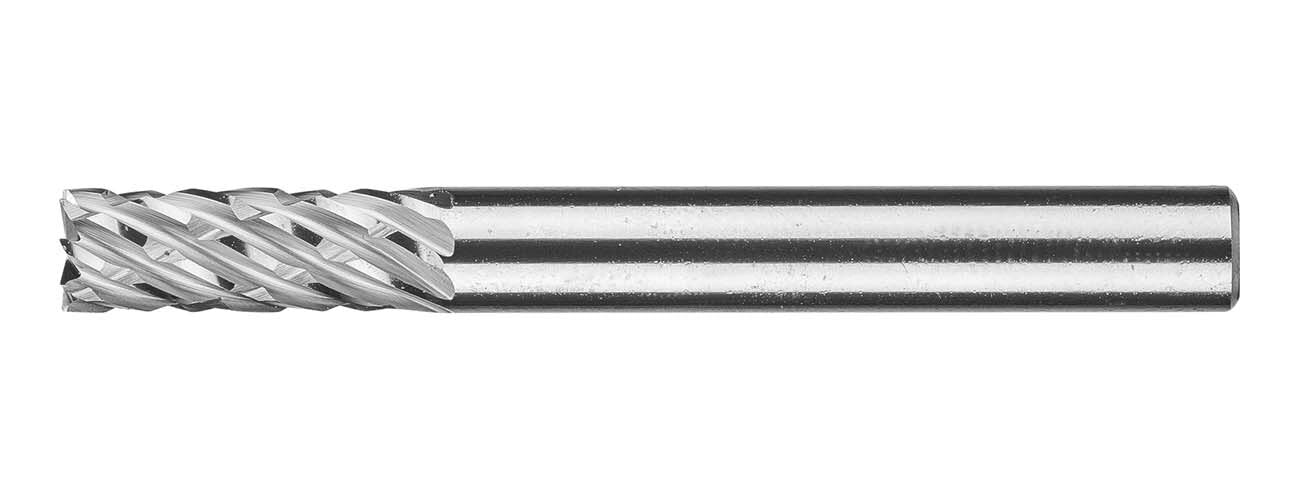 Pferd Cylindrical End Cut Burr ZYAS 6.35 x 15.9mm (1/4 x 5/8") Allround