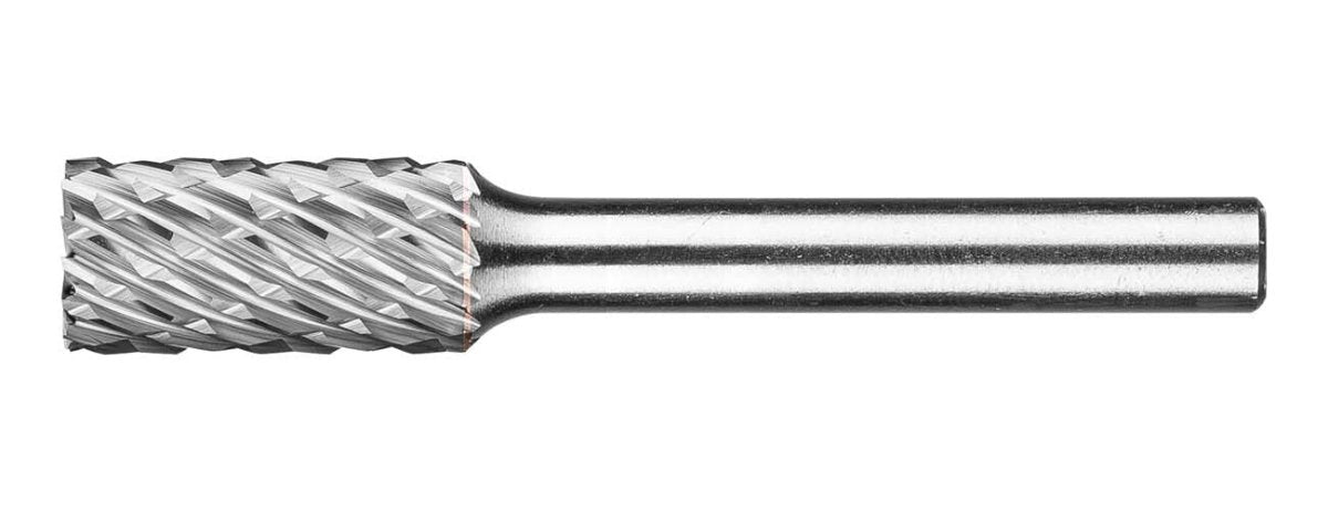 Pferd Cylindrical End Cut Burr ZYAS Allround, 1/4" Shank - AIMS Industrial Supplies
