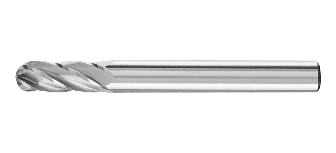 Pferd Cylindrical Radius Burr WRC 0616/6 Aluminium 6 x 16mm, 6mm Shank - AIMS Industrial Supplies