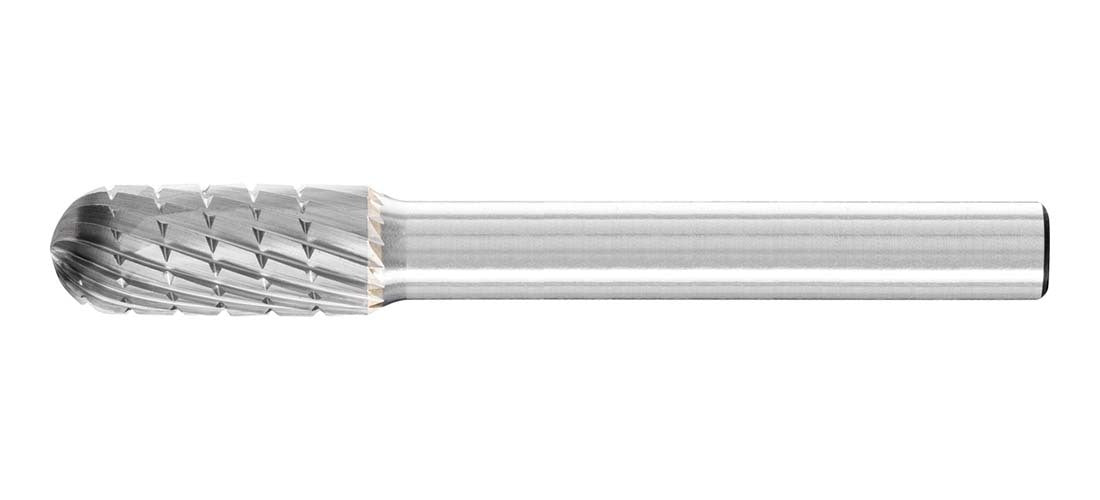 Pferd Cylindrical Radius Burr WRC 0820/6 MX NCC 8 x 20mm, 6mm Shank